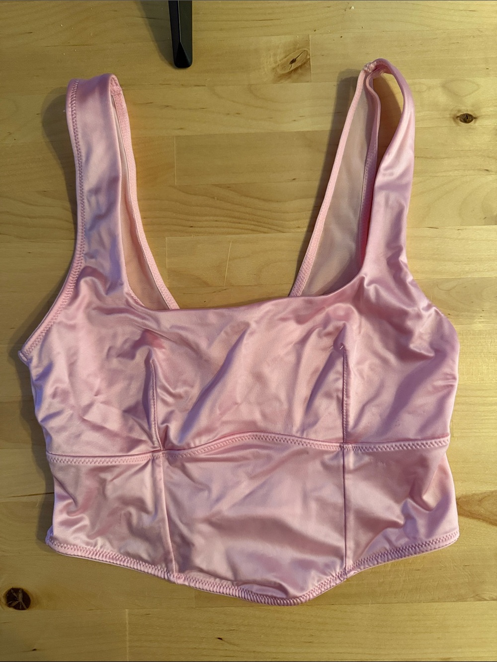 Colsie Light Pink Longline Bralette